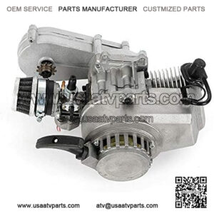 49CC 2-Stroke Engine&Transfer Motor Gear Box Air Filter Mini Pocket Dirt Bike ATV/Scooter Pull Start