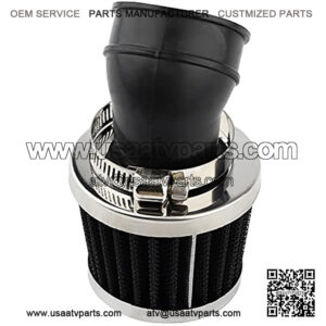 35mm 45 Degree Bend Inlet Air Filter Compatible with 50cc 70cc 90cc 110cc 125cc Kawasaki Suzuki Yamaha Motorcycle ATV Quad Dirt Bike Pit Mini Scooter Go Kart Moped