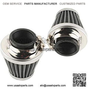Pack of 2 Universal 35mm Air Filter Cleaner 50cc 70cc 90cc 110cc 125cc Motorcycle ATV Quad Scooter Go Kart Moped Pit Dirt Racing Super Pocket Mini Bike CRF50 CRF70 CRF90 XR50 XR70 XR90 Yamaha
