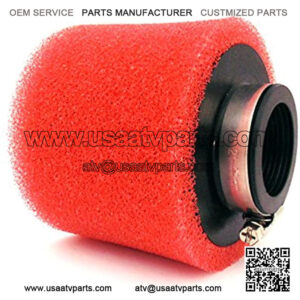 38mm Universal Fit Straight Foam Air Filter Clamp On Scooter ATV Dirt Bike Mini - 6942