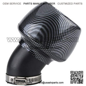 Motorcycle 35mm Air Filter Carbon Fiber Universal Air Filter Cleaner for 150cc 200cc 250cc Scooter Motorcycle ATV Pocket Bike