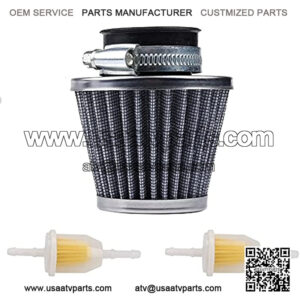 38mm Air Filter 1.5 Inch Filter for GY6 50cc QMB139 49cc 50cc 70cc 90cc 110cc 125cc 150cc 200cc XR50 CRF50 XR CRF SDG SSR Dirt Pit Bike Moped Scooter Go Kart Off Road Motorcycle ATV Quad