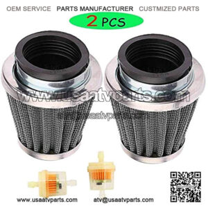 New 42MM Air Filter (2pcs) for Honda Kawasaki Suzuki Yamaha Bike 250cc ATVs Quad Dirt Pit Bikes GY6 125cc 150cc Scooter Moped Howhit 150cc Yerf dog Go Kart