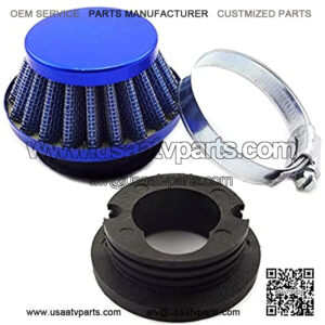 42mm-44MM Air Filter for 47cc 49cc 2 Stroke Engine Mini Carb Quad ATV Motorcycle Dirt Bike Quad Scooter go Kart Moped Pit Bike Dirt Bike Mini Bike Racing Bike Pocket Bike Super Bike