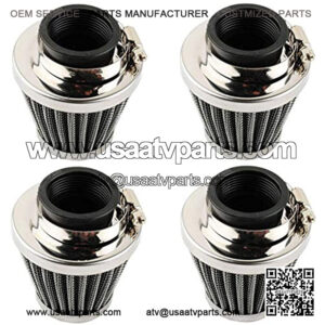Pack of 4 Universal 35mm Air Filter Cleaner 50cc 70cc 90cc 110cc 125cc Motorcycle ATV Quad Scooter Go Kart Moped Pit Dirt Racing Super Pocket Mini Bike CRF50 CRF70 CRF90 XR50 XR70 XR90 Yamaha