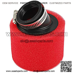 Red Foam Air Filter Cleaner For 70 110 125cc ATV Mini Motocross Dirt Pit Bike