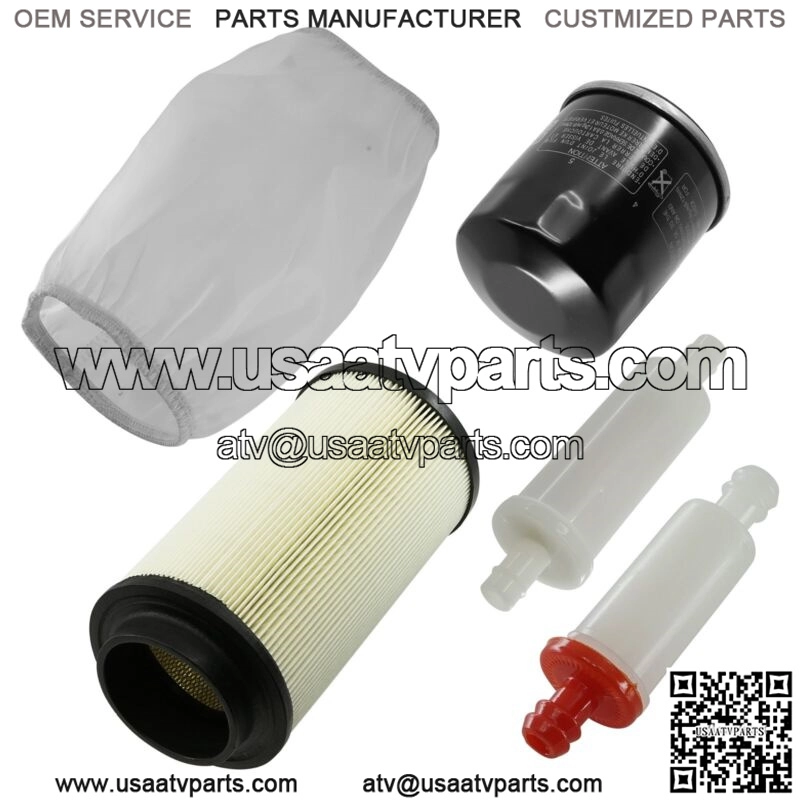 In Line Fuel Oil Air Filter Breather Kit For Polaris Sportsman 500 2001-2010