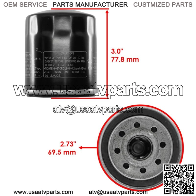 In Line Fuel Oil Air Filter Breather Sleeve For Polaris Magnum 500 2x4 RMK 2002 - Image 4