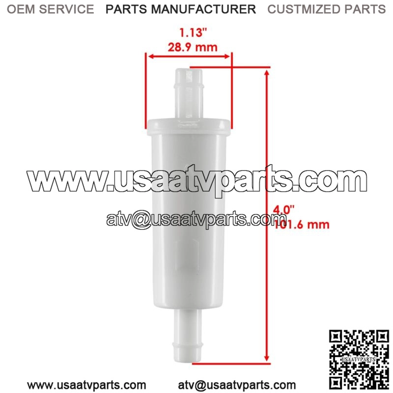 In Line Fuel Oil Air Filter Breather Sleeve For Polaris Magnum 500 2x4 RMK 2002 - Image 5