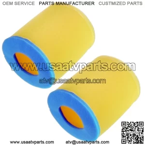 2x Air Filter Cleaner For Suzuki LT-Z400F Quadsport Z400 2X4 2003 2004 2005-2007