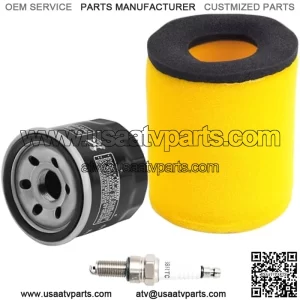 13780-03G00 Air Filter 1651003G00 Oil Filter Spark Plug Kit for Suzuki Eiger 400 LTA400 2x4 LTA400F 4x4 Auto 2003-2007/King Quad 400 LTA400F LTF400F 4x4 2008-2012 13780-07G00 13791-03G00