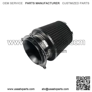 Air Filter Intake w/ Holder Adapter Kit For Yamaha YFZ450R 2009 2010-2023 Black