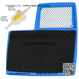 Air Pre Filter Fuel Filter Kit Replacement for Yamaha G16 G19 G20 G22 G29 Drive Gas Golf Cart 1996-UP 4 Cycle 301cc 357cc Engine Replaces JN6-E4450-01 JN6-E445E-00