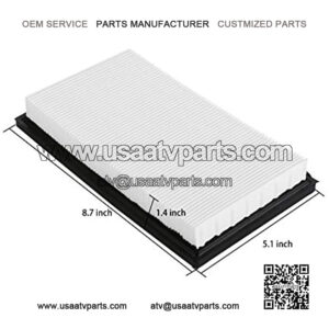 Golf cart E-Z-GO Marathon Air Filter, Golf Cart Gas 4-Cycle Air Filter fit for ezgo 1991-1994 4 Cycle Gas Oil 26855G01