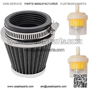 54mm Motorcycle POD Air Filter, Used For Bicycle ATV Moped Dirt Pit Bike ,With fuel filter.DGT-54mm