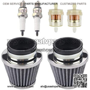 42mm GY6 Air Filter Compatible with 150cc-250cc Kawasaki Suzuki Yamaha ATV Dirt Bike Motorcycle Bike Go-Kart Mini Super Bike Moped Scooter PZ24 PZ30 Carburetor