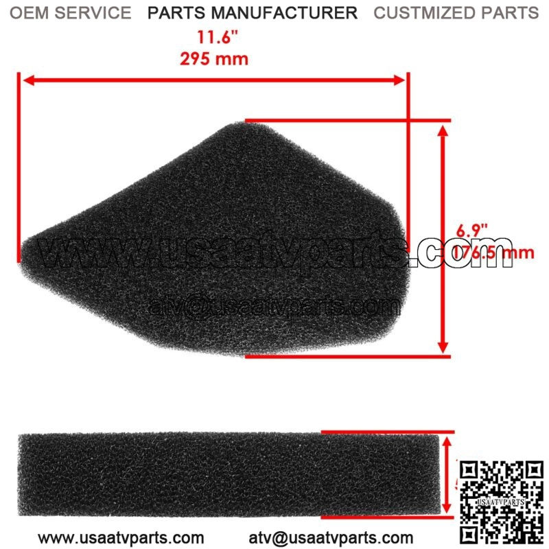 Foam Air Filter Element For Ski-Doo Summit 600 Sport 2010-2013 - Image 2