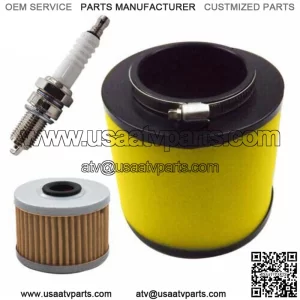Air Oil Filter Spark Plug Tune Up Kit For Honda Rancher 350 Foreman 400 450 (For: Honda FourTrax Foreman 400)