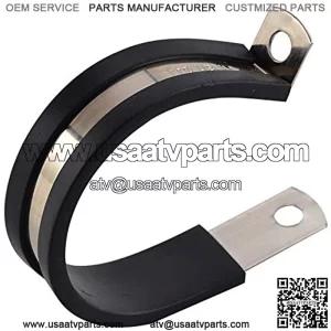 UTV ATV conector abrazadera para parabrisas, Negro, 12 piezas