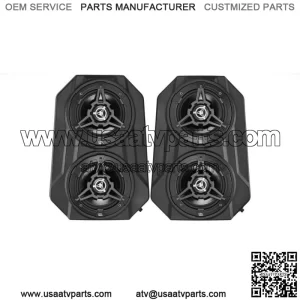 Bluetooth 6.5" 4 Speaker Overhead Stereo UTV Golf Cart Audio Sound Bar System (Fits: Yamaha Rhino 660)