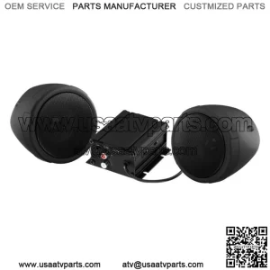 600W 2-SPEAKER BLUETOOTH SOUND SYSTEM BLACK YAMAHA RHINO VIKING UTV (Fits: Yamaha Rhino 660)