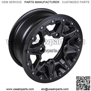 Can-Am 705401678 OEM Black 12" Front Rim 2016 - 2017 Maverick 1000 Max (For: Can-Am Maverick X3 Max R)