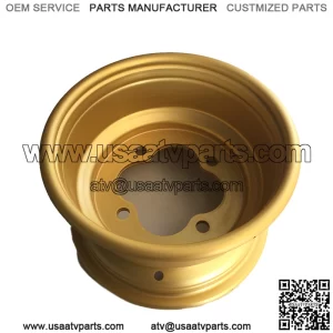10" Front Wheel 4x144 Hole Size Model: 144G(Gold | Anodized)