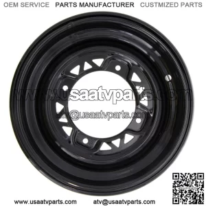 Polaris 1523448-067 Black Front Rim 12x6 Sportsman Scrambler 800 700 600 570 550 (For: Polaris)
