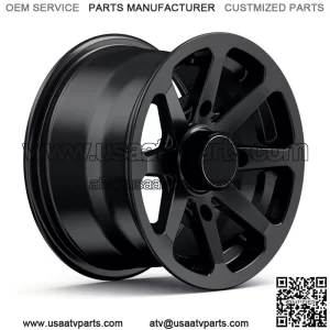 12" RockTrix RT102 ATV UTV Wheels Rims | 12x7 | 4x156 4/156 | 4+3 offset (For: Polaris)