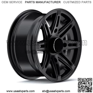 12" RockTrix RT103 ATV UTV Wheels Rims | 12x7 | 4x156 4/156 | 4+3 offset (For: Polaris)