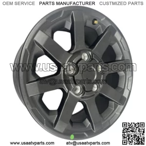 1-2024 POLARIS XPEDITION FRONT OR REAR WHEEL WITH 2 MILES 15x7 GREAT SHAPE W-15