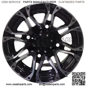 POLARIS RANGER XP1000 12" STI HD3 M ALUMINUM ATV WHEELS ( SET 4 ) POL10K (For: Polaris)