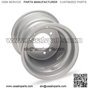 AMS front or rear Steel 10x5 Wheel 5 10" AMS122REVISE 0231-0027 10" 10" 10" (For: Polaris)