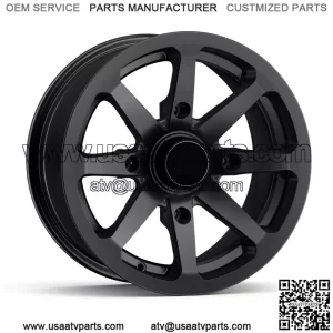 1pc 15" RockTrix RT102 ATV UTV Wheel Rim 15x7 | 4x156 4/156 | 4+3 (10mm) offset (For: Polaris)