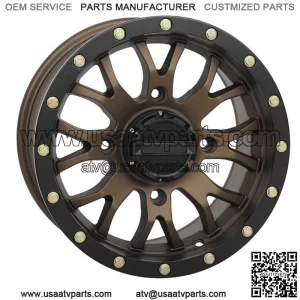 System 3 ST-3 Bronze UTV Wheels 15" Polaris RZR Turbo S / RS1 (4) (For: Polaris)