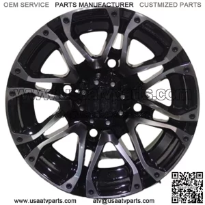 POLARIS SPORTSMAN 570 12" STI HD3 M ALUMINUM ATV WHEELS ( SET 4 ) POL3CA (For: Polaris)