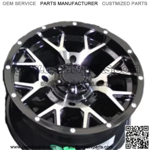 POLARIS SCRAMBLER 850 14" BARBWIRE M/B ATV / UTV WHEELS (SET 4) POL1CA (For: Polaris)