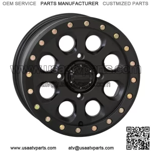 System 3 SB-7 Beadlock 15" Wheels Black (6+1) Polaris RZR 1000 XP (4) (For: Polaris)