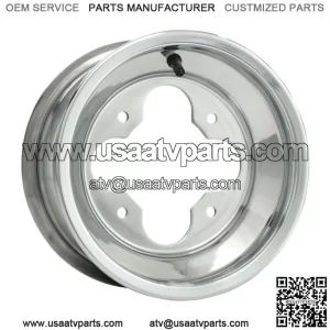 4/110 Douglas A5 Wheel 9X8 3.0 + 5.0 Polished Aluminum 9X8 3.0 + 5.0 Polished (For: Polaris)