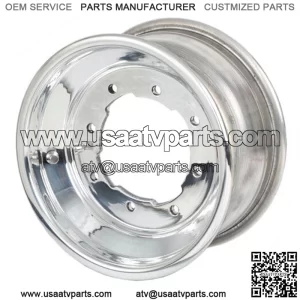 Kawasaki KFX 400 KFX 450R  Front Wheels 10x5 3+2 Alba Racing Polish Rolled Lip (For: Polaris)