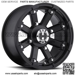 1) 14x8 4/110 4+4 DOT Vision Style 393 LOCKOUT ATV UTV some Polaris RIM WHEEL (For: Polaris)