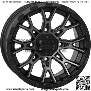 System 3 ST-6 14" Wheels Dark Tint Sportsman 550 850 1000 (For: Polaris)