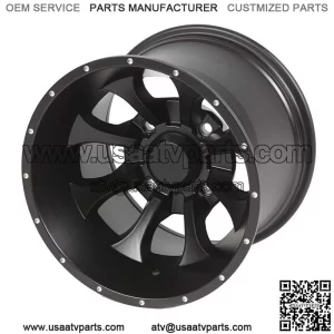 Pro Armor Knight Wheels Dunes 14x10 (137) Can-Am Maverick X3 Black CA1410KNBL