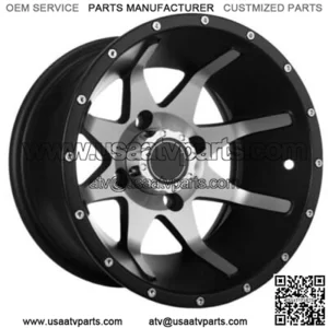 ATV/UTV Wheels Set 12in Sedona Storm Machined 4/110 5+2/2+5 SRA (For: Can-Am)