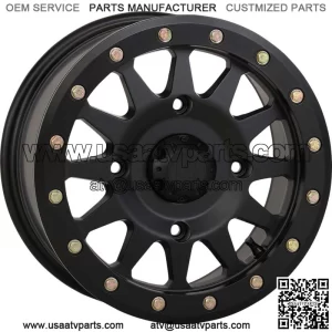 HLA1 Beadlock Wheel Mch 15x7 4/137 5+2 40mm Can-Am Maverick X3 Max 4x4 18-21 (For: Can-Am)