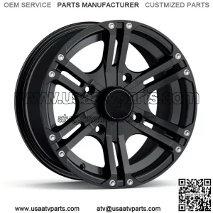 14" RockTrix RT101 ATV Wheel Rim 14x7 et30 | 4x137 4/137 4-137 | 5+2 Offset (For: Can-Am)