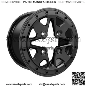 Can-Am 14" Black Beadlock Rim Rear Maverick X3 Maverick X3 MAX 705502286
