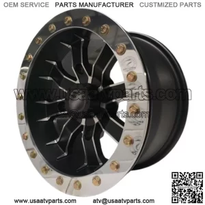 alloy rims ATP AR640 Beadlock 14x7 4/156 4+3 Polaris sportsman scrambler 570 800 850 1000