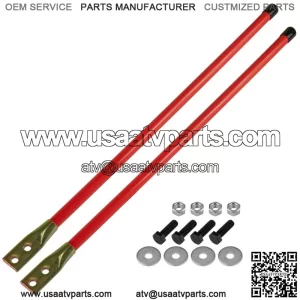 Snow Plow Blade Guide Markers 24" Bolt on For Western 62595 Orange