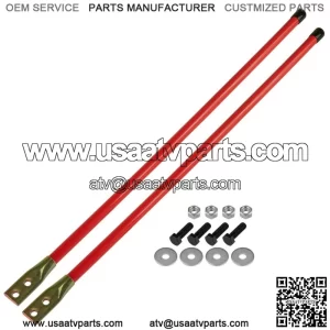 Snow Plow Blade Guide Markers 36" Bolt on 1308110 Fluorescent Orange Universal